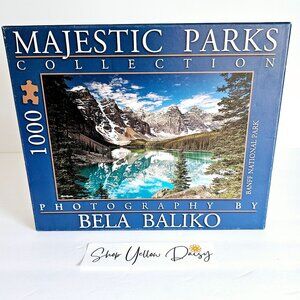 Majestic Parks 1000 Piece Puzzle By Bela Baliko Morraine Lake ~M201.2